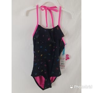 Limited Too Girl Unicorn One Piece Swimsuit Size 6X